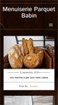 Mobile Screenshot of menuiserie-parquet-babin.fr